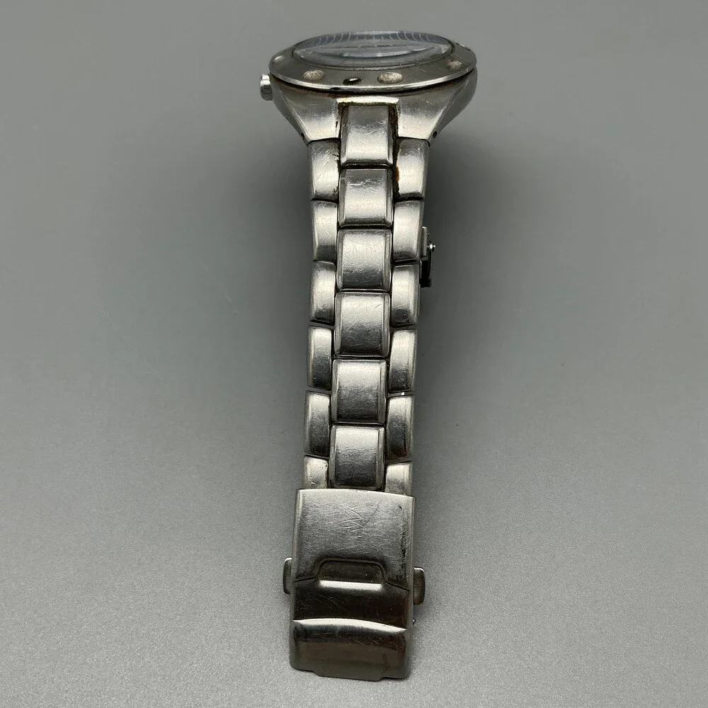 Fossil Volvo JR-5098 Mens Watch 39mm Black Dial Stainless Volvo New Battery 7.5